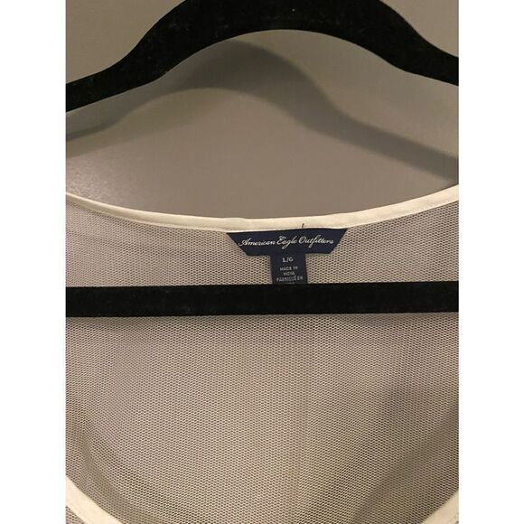 American Eagle Outfitters Layered Lace Embroidered Tank Top Size Large NWOT - Picture 3 of 6